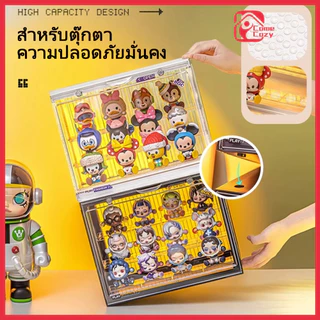 กล่องใส่โมเดล กล่องใส่โมเดลมีไฟ กล่องใส่ ตู้ art toy ความจุขนาดใหญ่ ทันสมัย ดีไซน์สวยงาม วางซ้อนได้ ส่งจากกรุงเทพ COD