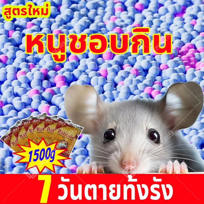 2023 หนูชอบกิน ยาฆ่าหนู ยาเบื่อหนูตายแห้งไม่มีกลิ่น สะตอม ชนิดรุนแรง ชีวภาพ สตอมขนมหนูเหยื่อกําจัดหนูสูตรตาราคูมิน