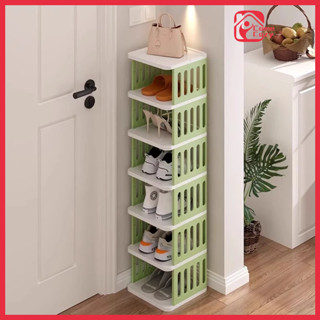 ชั้นวางรองเท้า ตู้เก็บส ที่เก็บรองเท้า ซ้อนได้หลายชั้น4-8ชั้…