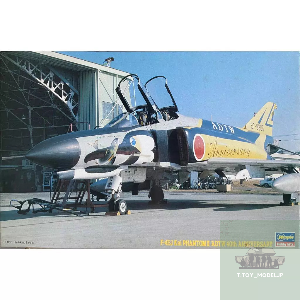 Hasegawa 1/72 F-4EJ Kai Phantom II 'ADTW 40th Anniversary' โมเดลเครื่องบินรบ เครื่องบินรบสงครามโลก เครื่องบินประกอบ