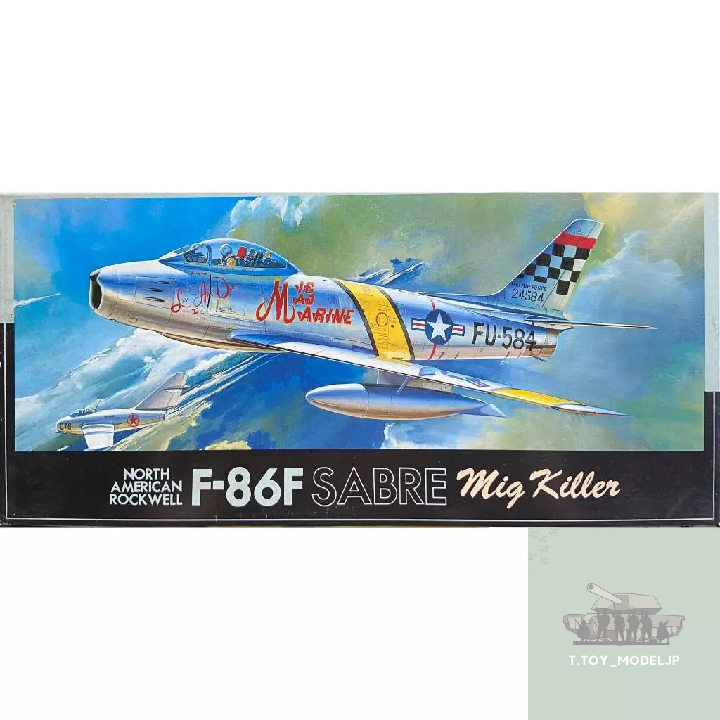 Fujimi 1/72 F-86F Sabre Mig Killer North American Rockwell โมเดลเครื่องบินรบ เครื่องบินรบ เครื่องบิน