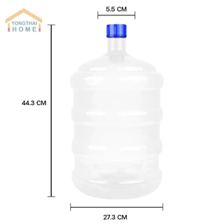 ถังน้ำดื่ม PET ขนาด 18.9 ลิตร สีใส ถังฝาเกลียว
