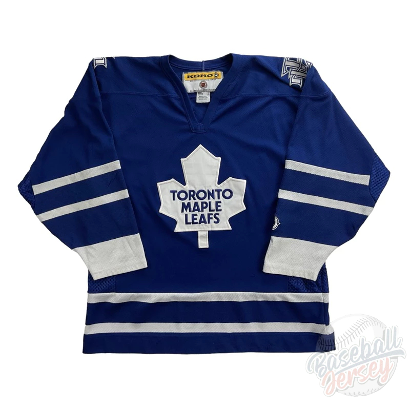 เสื้อฮ็อกกี้ NHL VINTAGE 90'S KOHO NHL TORONTO MAPLE LEAFS BLUE JERSEY  Size L