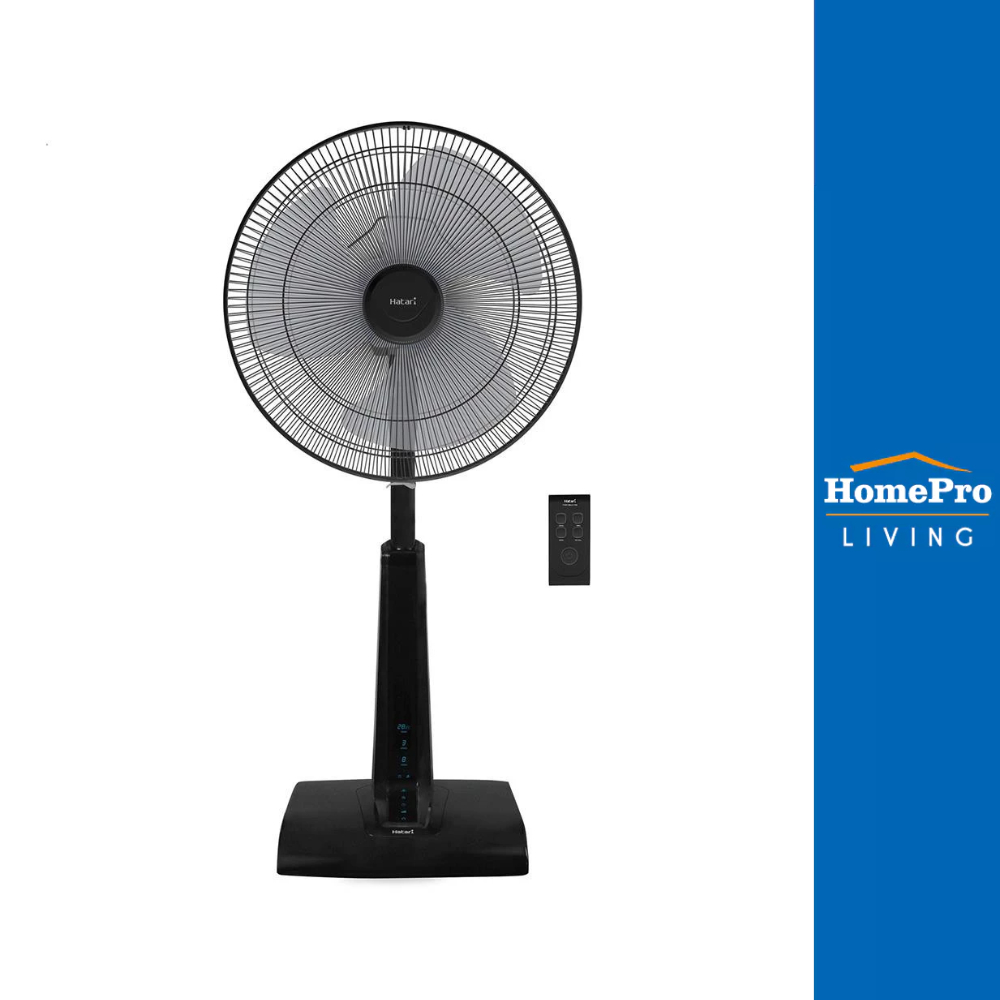 HATARI พัดลมสไลด์ 18 นิ้ว  Slide Smart L1 สีดำ  พัดลม18นิ้วตั้งพื้นฮาตาริ
