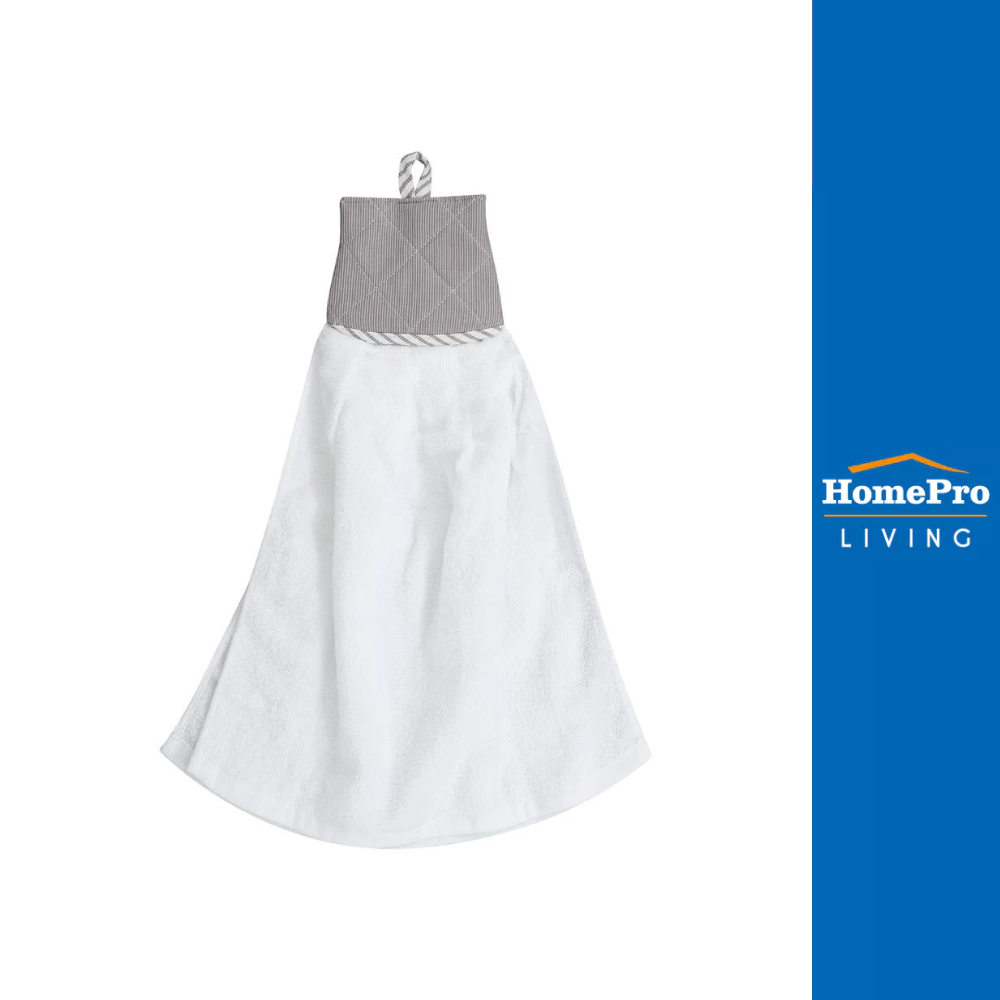 HomePro ผ้าเช็ดมือ KECH BASIC GRID สีเทา แบรนด์ KECH