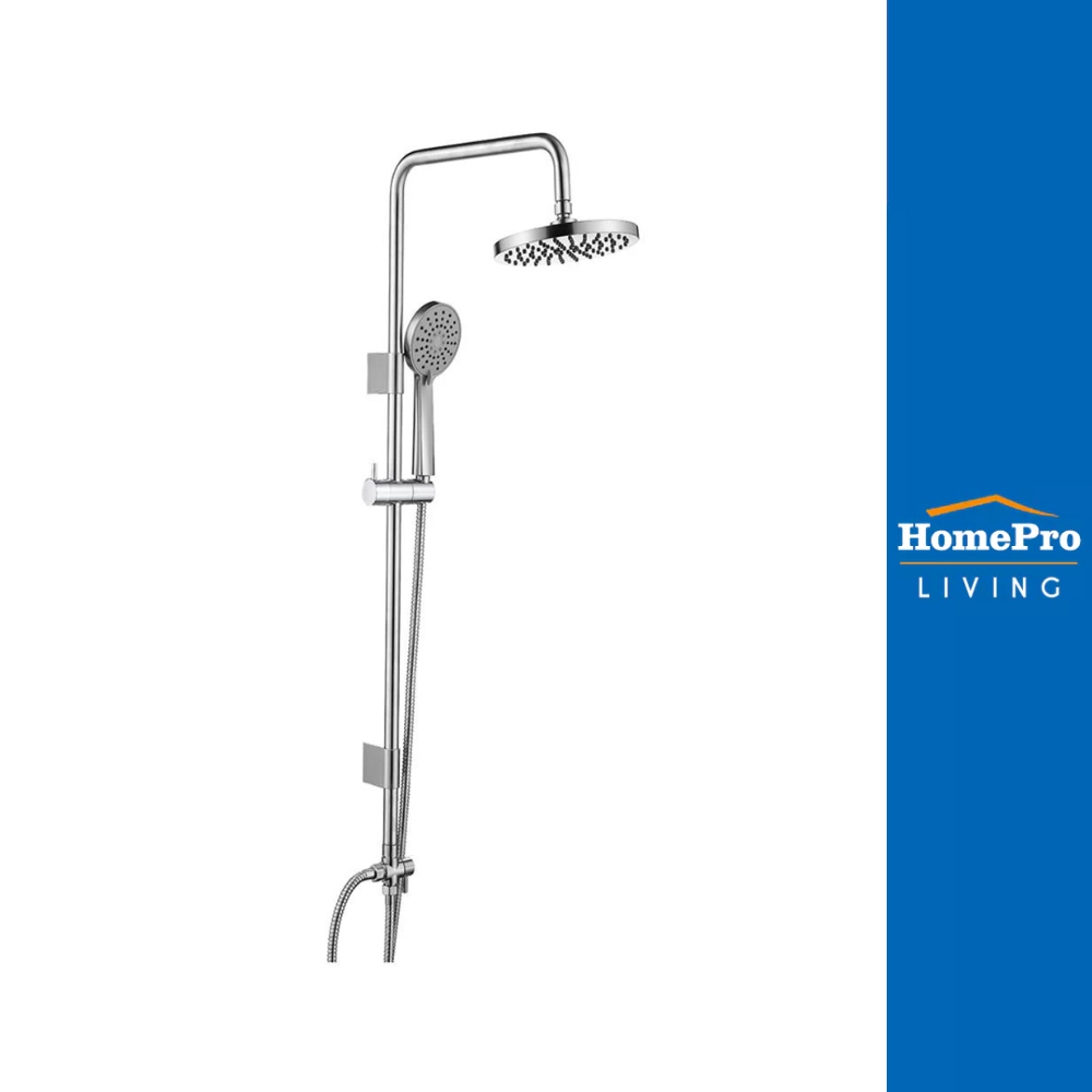 RASLAND ฝักบัว RAIN SHOWER RA SS34RAIN สเตนเลส จัดส่งโดย HomePro