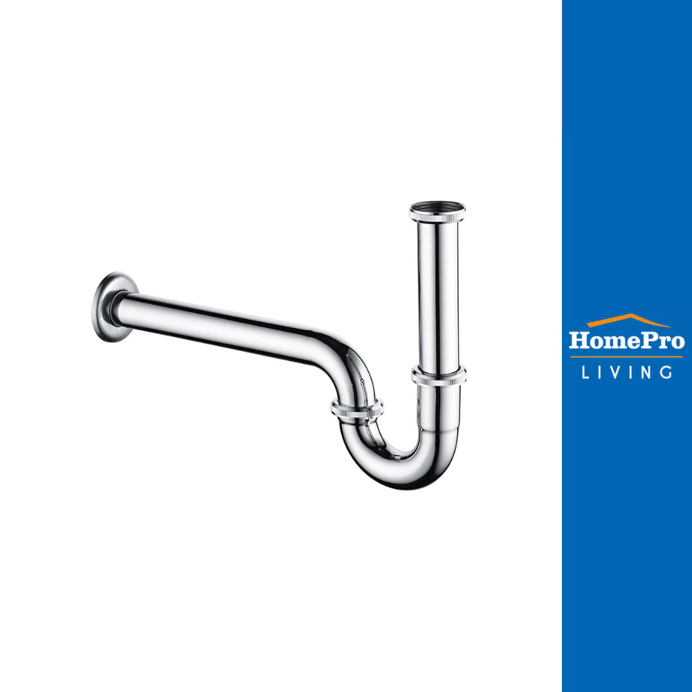 KARAT FAUCET ท่อน้ำทิ้งอ่างล้างหน้าพีแทรป KA-01-123-50(S) 35 ซม. จัดส่งโดย HomePro
