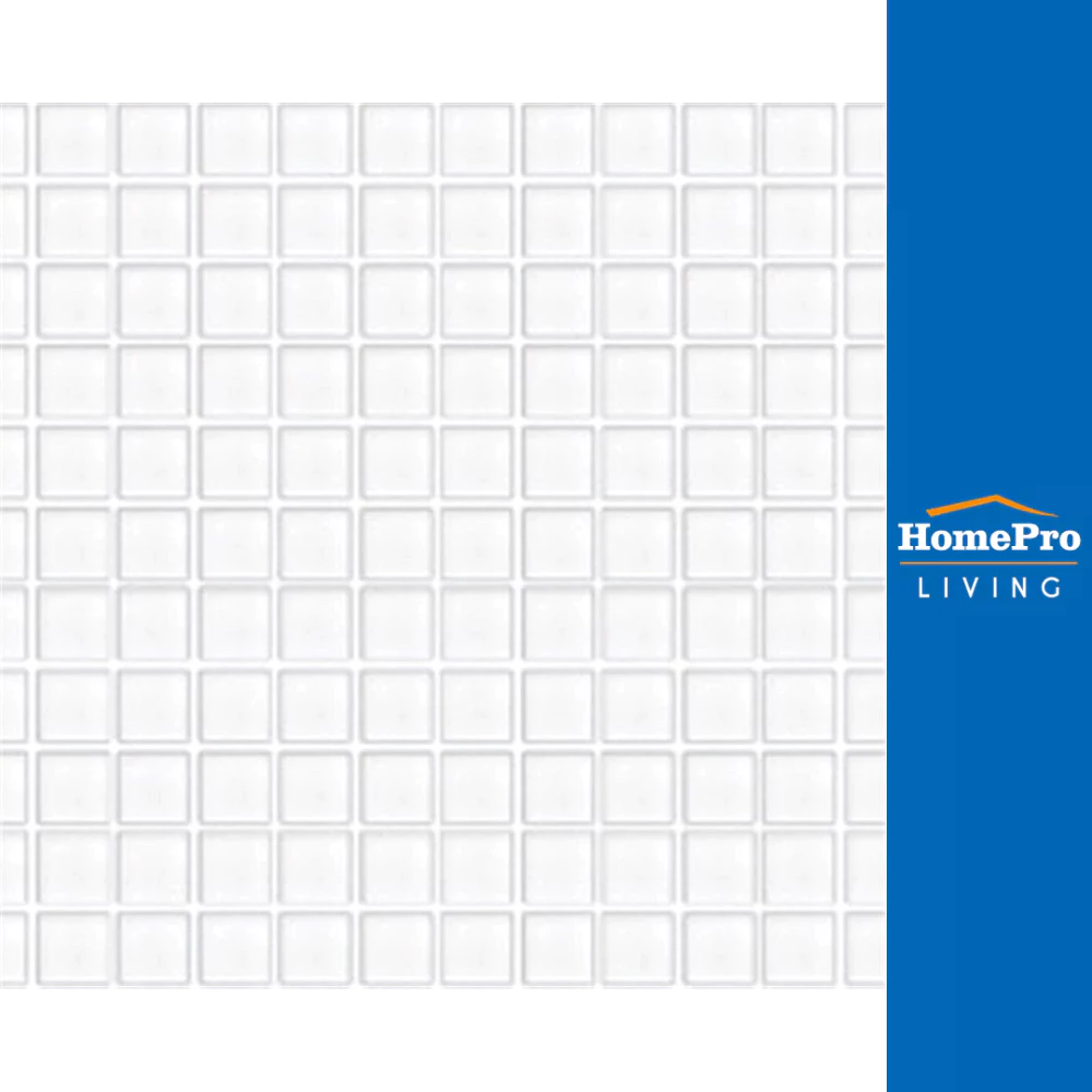COTTO โมเสคพอร์ซเลน 30x30 ซม. MT 1S-6110 ขาว จัดส่งโดย HomePro