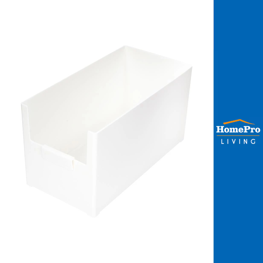 HomePro กล่องอเนกประสงค์ MEE L 14x28.2x15.2 ซม. สีขาว แบรนด์ STACKO