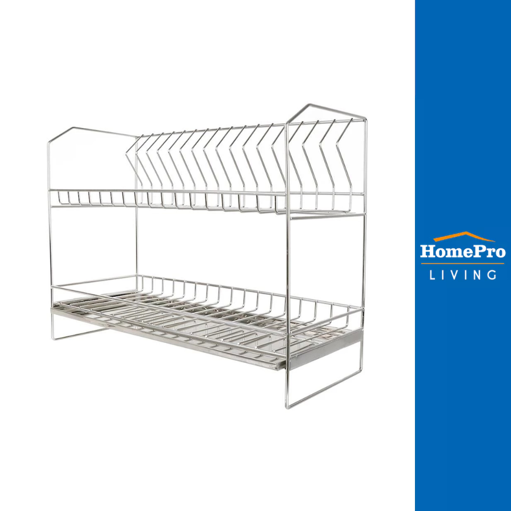 KECH ชั้นคว่ำจานสเตนเลส 2 ชั้น HWS072 จัดส่งโดย HomePro