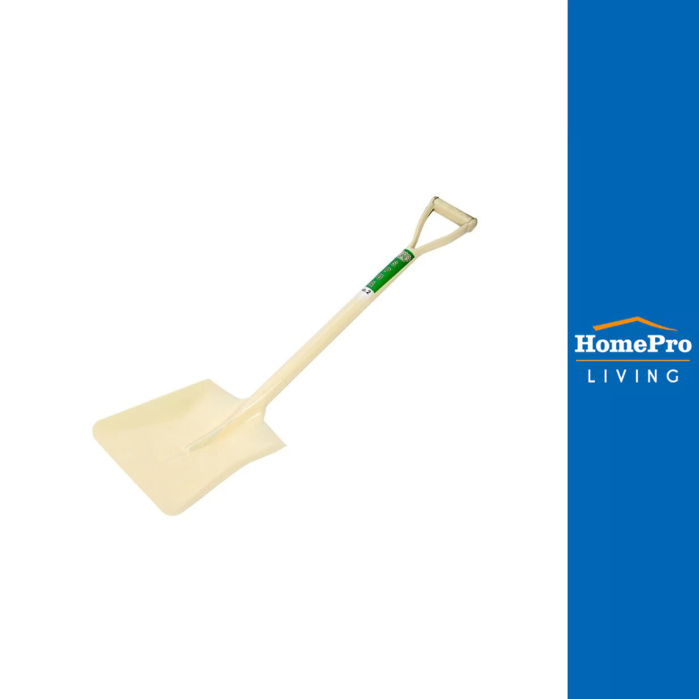 HomePro พลั่วปลายตัด NO.2 สีครีม แบรนด์ CROWN