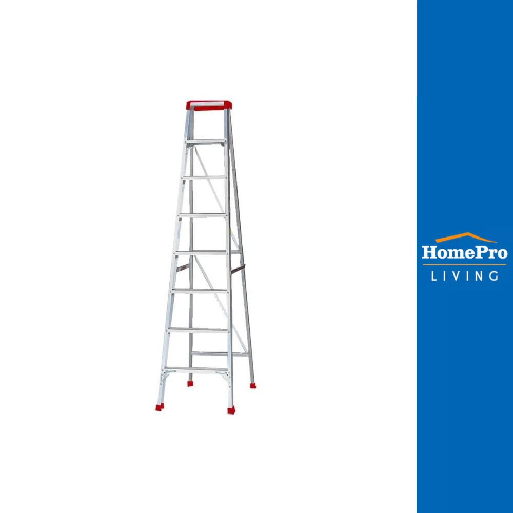 MATALL บันไดอะลูมิเนียมมีถาด 8 ขั้น จัดส่งโดย HomePro