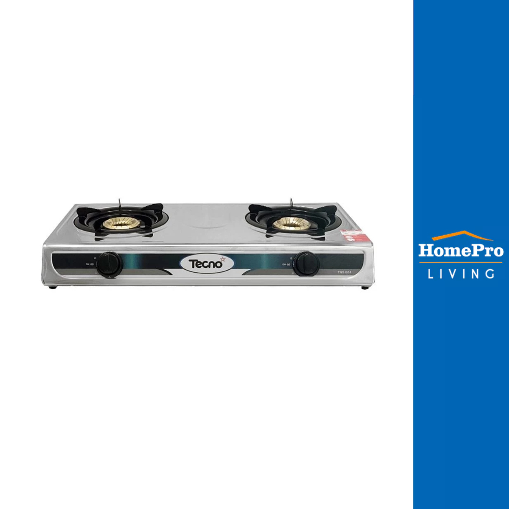 HomePro เตาแก๊สตั้งโต๊ะ 2 หัวแก๊ส  TNS G14 แบรนด์ TECNOSTAR
