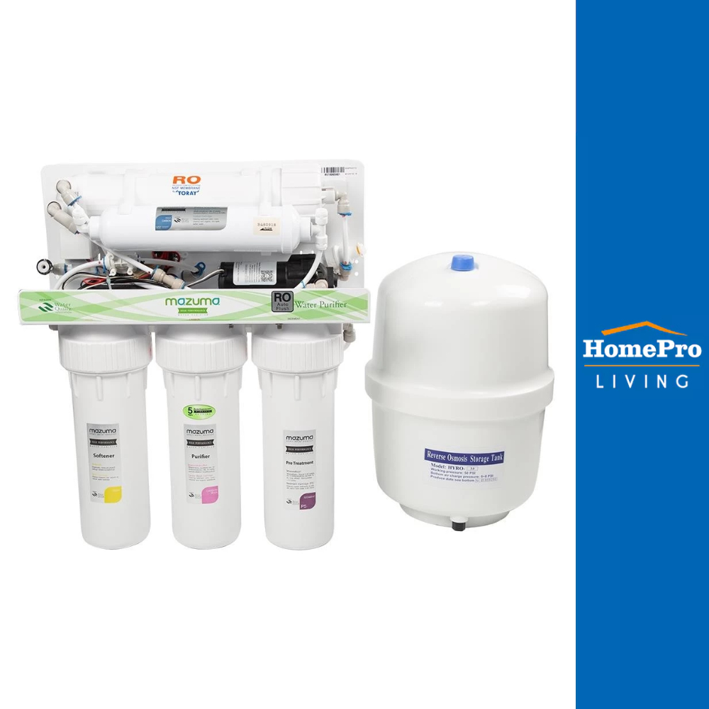 [จัดส่งพร้อมติดตั้ง] MAZUMA เครื่องกรองน้ำดื่ม RO PURE LIFE AUTO จัดส่งโดย HomePro