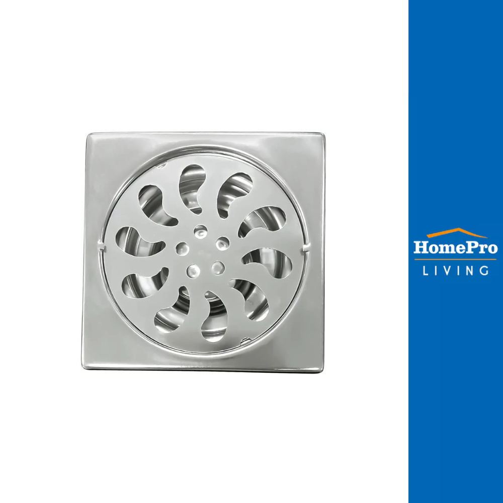 DEXZON ตะแกรงกันกลิ่นเหลี่ยม FS-BEN หน้าแปลน 4 นิ้ว จัดส่งโดย HomePro