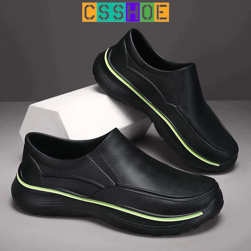 CSSHOE รองเท้าเชฟรองเท้าทำงานผู้ชาย กันลื่นกันน้ำ thumbnail 9