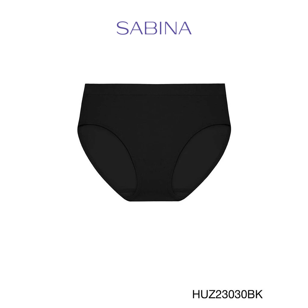 Sabina Habpy Panty กางเกงในทรงเอวสูงปานกลาง รหัส HUZ23030BK - สีดำ