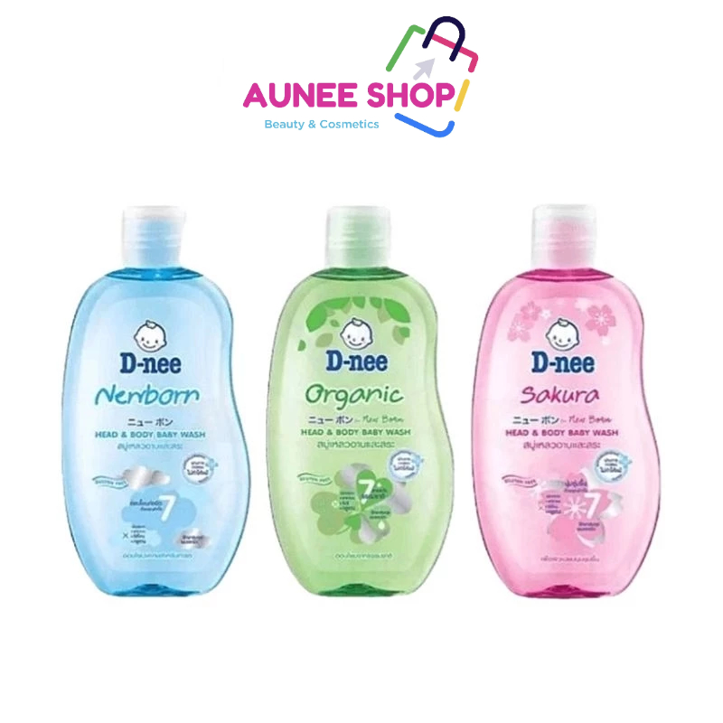 พร้อมส่ง/มีไลฟ์ Aunee shop D-Nee ดีนี่ สบู่และยาสระผมเด็ก สบู่เหลวอาบและสระสําหรับเด็ก ขนาด 125มล. (1 ขวด)