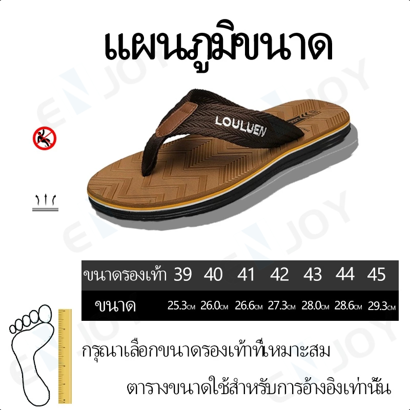 รองเท้าแตะผู้ชาย รองเท้าแตะผู้ชายสไตล์เกาหลี รองเท้าแตะกันลื่น รองเท้าชายหาด รองเท้าแตะผู้ชายรุ่นล่าสุด รองเท้าแตะผู้ชาย