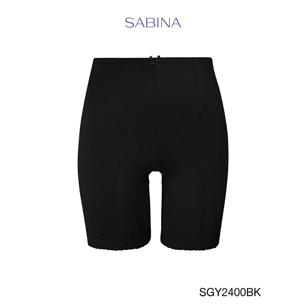 Sabina กางเกงกระชับสัดส่วนเอวสูง Medium Support รหัส SGY2400BK - สีดำ