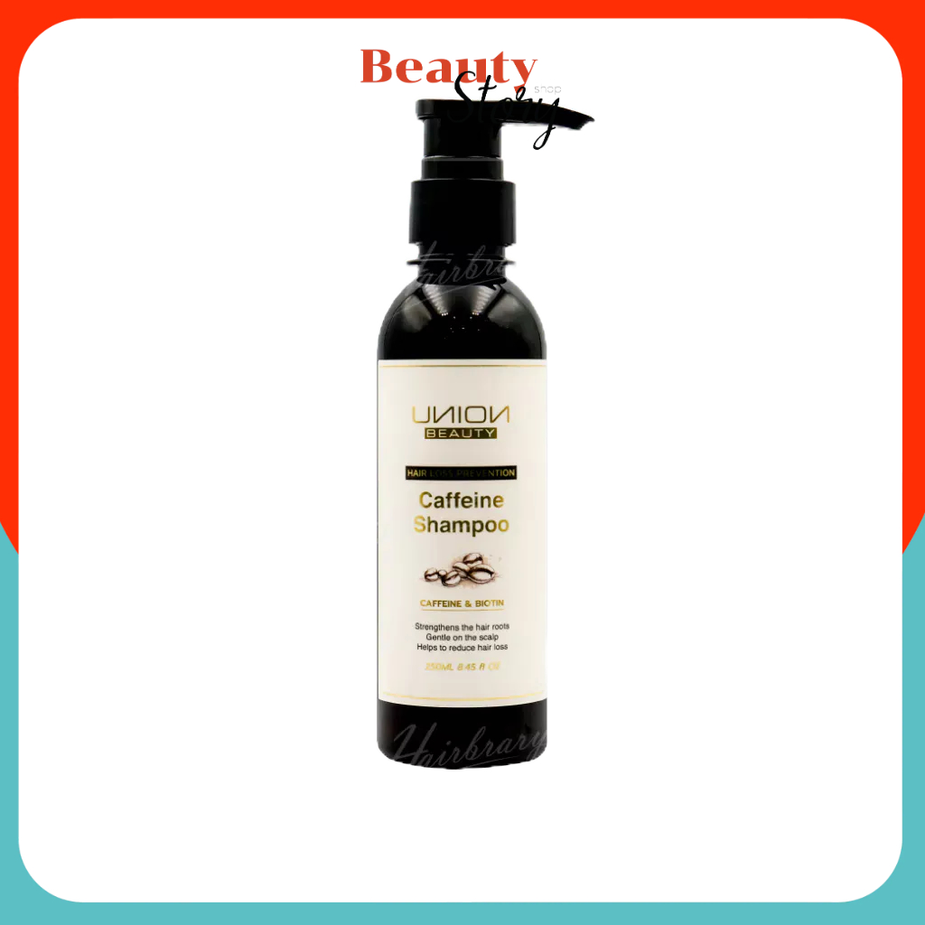 แชมพู คาเฟอีน หยุดผมร่วง ยูเนี่ยน UNION BEAUTY CAFFEIE SHAMPOO 250ml