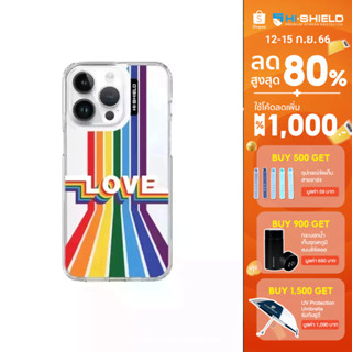 HI-SHIELD Stylish เคสใสกันกระแทก iPhone รุ่น Rainbow1 [เคส iPhone14 Promax]