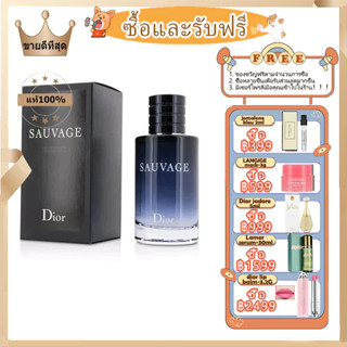 🎁FreeGift&amp;เตรียมจัดส่ง📦Sauvage EDT/EDP 100ML/10ML/2ML Mens Perfume น้ำหอมผู้ชาย 💯แท้ ร้านดิวตี้ฟรีของแท้นา น้ำหอมผ