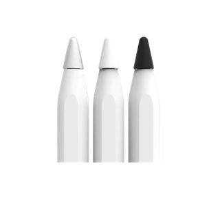 ARAREE APPLE PENCIL 2/1 A-TIP COVER X9 : CLEAR, WHITE, BLACK (3 SETS) ปลอกหุ้มหัวปากกา