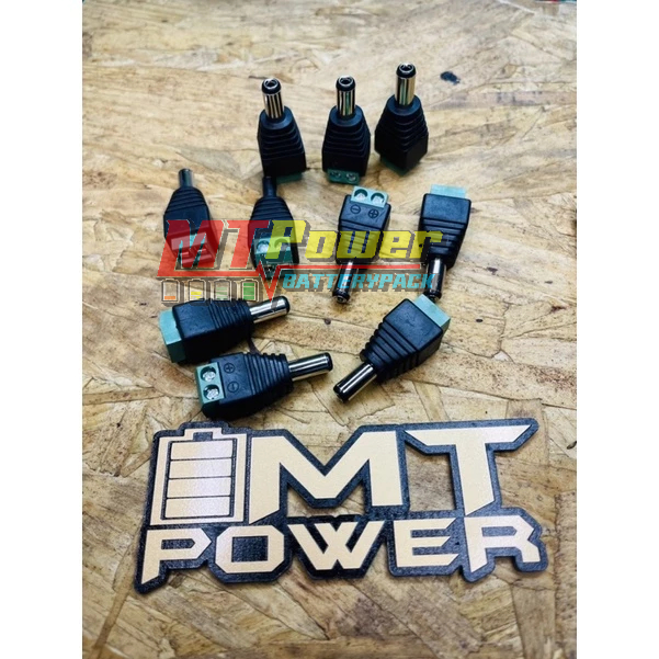 DC Connector 5.5 มม x 2.1 มม สำหรับกล้องวงจรปิด และ LED