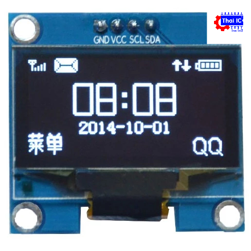 จอแสดงผล OLED 128x64  Display I2C Module 1.3"