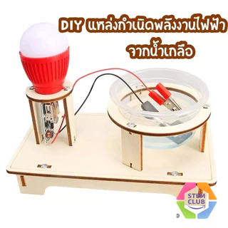 สิ่งประดิษฐ์ การทดลองวิทย์ เครื่องกำเนิดพลังงานไฟฟ้า จากน้ำเกลือ วิทยาศาสตร์และเทคโนโลยีการผลิตขนาดเล็ก