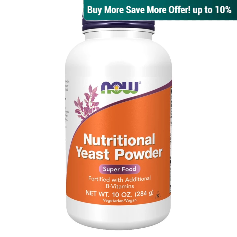 NOW Foods, Nutritional Yeast Powder, 10 oz