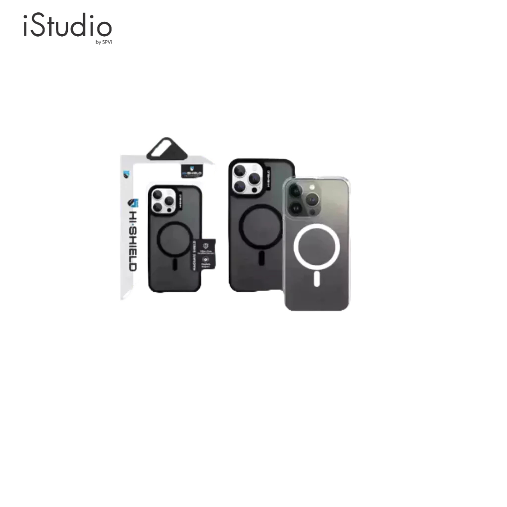 HISHIELD MAGSAFE MOBILE เคสไอโฟน 15 ซีรีส์  CLEAR/BLACK