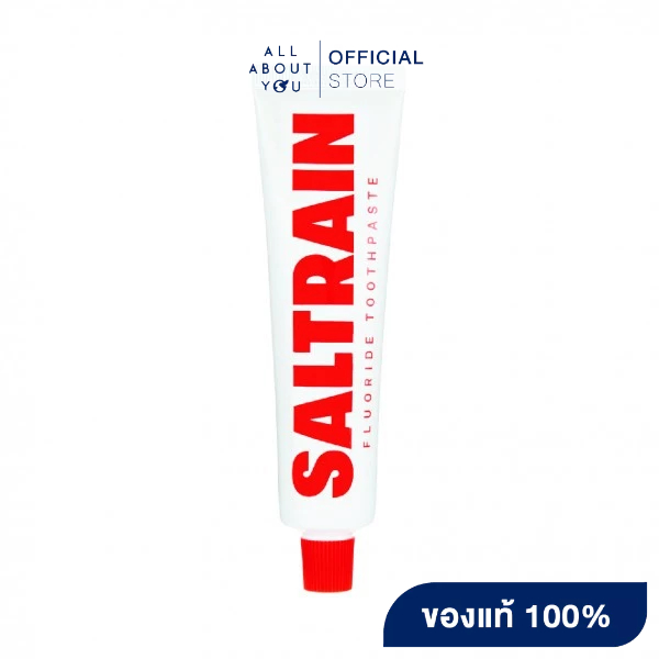Saltrain Toothpaste ซอลต์เรน ทูธเพสท์ ช่วยป้องกันฟันผุ ฟันแข็งแรง ขาว สะอาด ลดอาการเสียวฟัน 30 g.