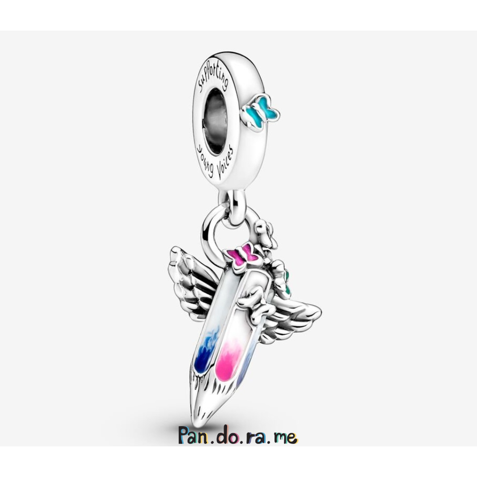 [พร้อมส่ง สินค้าแท้ ] Pandora Dreams Of The Future Crayon Dangle Charm