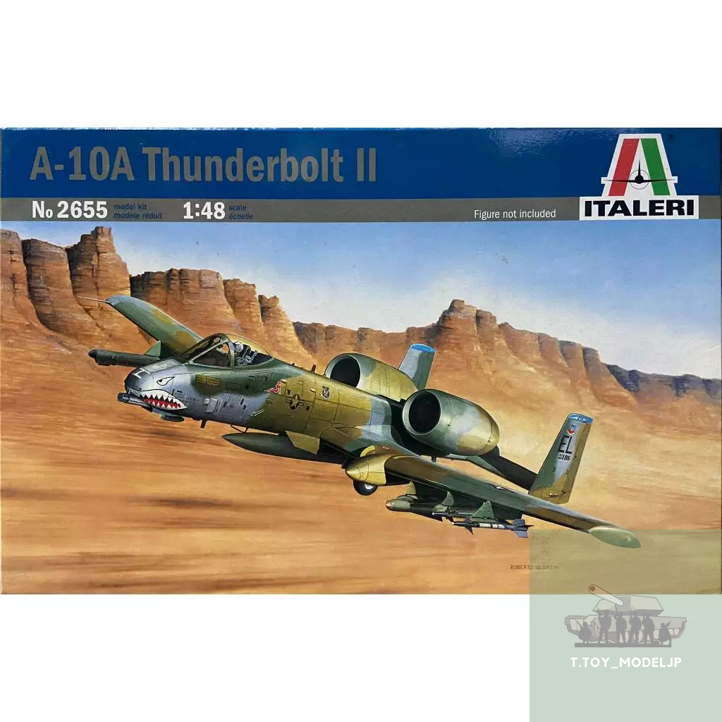 Italeri 1/48 A-10A Thunderbolt II No.2655 โมเดลเครื่องบินรบ เครื่องบินติดอาวุทหนัก เครื่องบินประกอบ