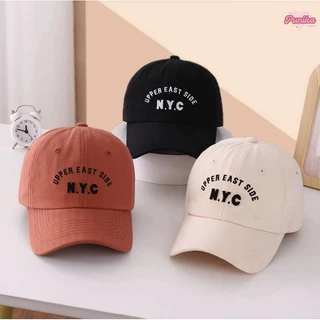 [พร้อมส่ง] หมวกเด็ก 2ปี-8ปี รอบหัว:52-54 cm. หมวกแก๊ป (Cap) ปักอักษร N.Y.C ปรับขนาดได้