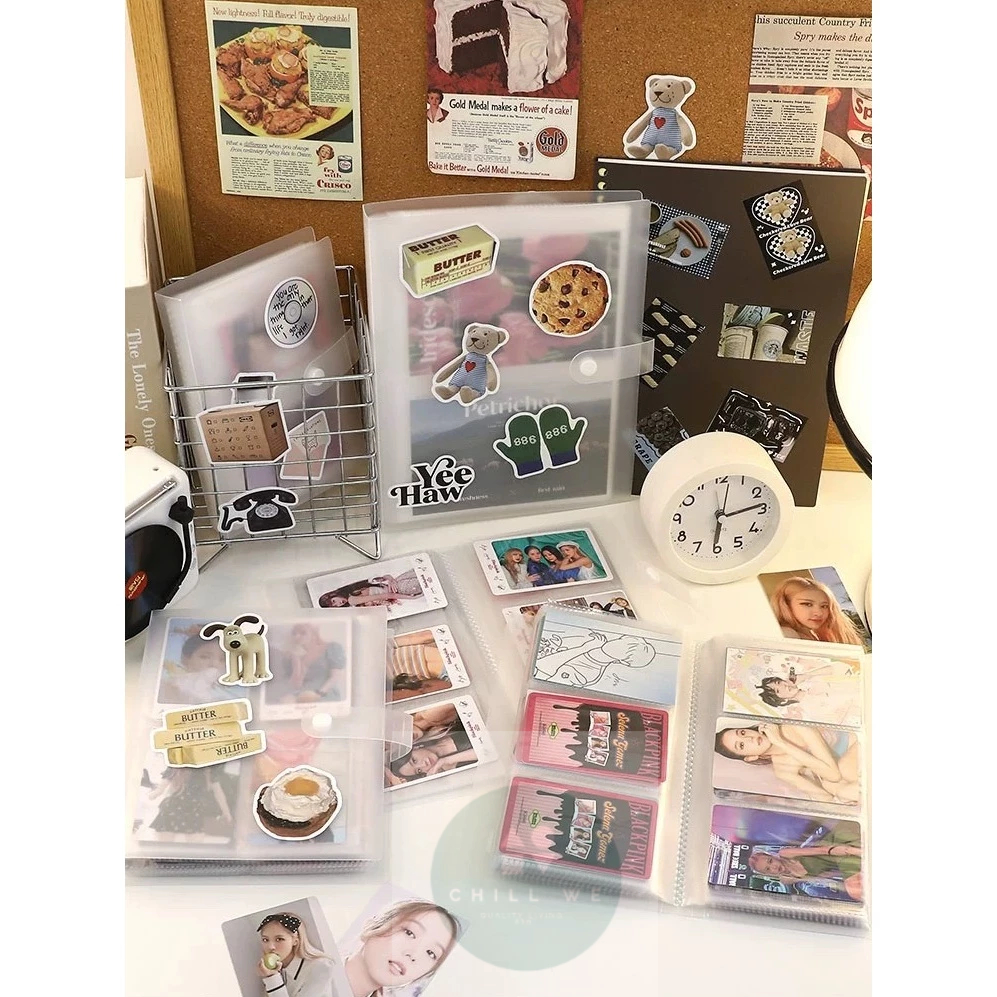 สมุดใส่การ์ด รูป นามบัตร อัลบั๊มรูป โพลารอยด์ แฟ้มการ์ด โฟโต้ บัตรคอน 3 6 นิ้ว Collectable Photo Card Polaroid Album