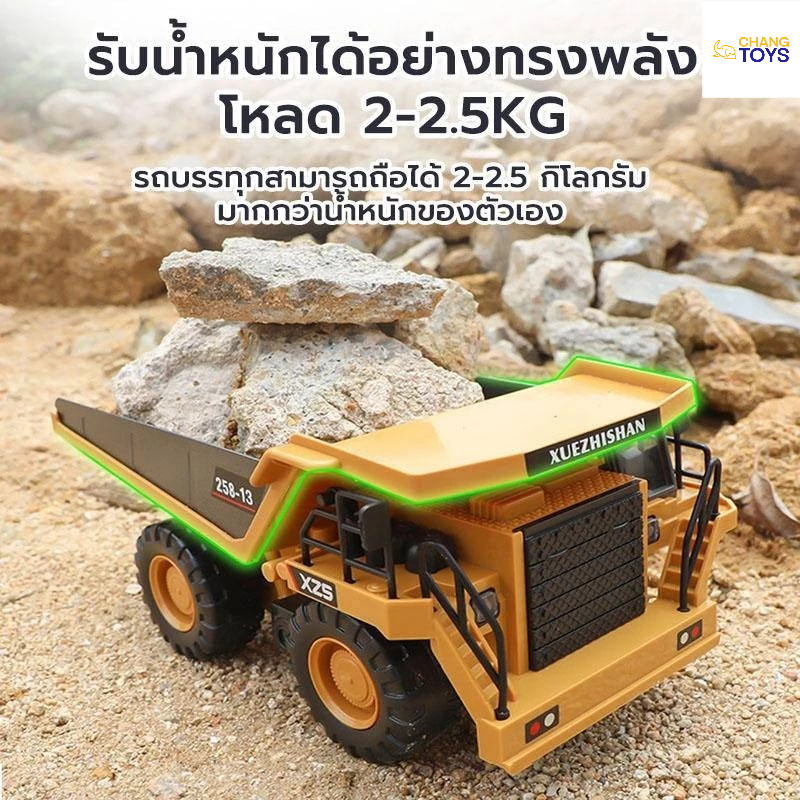 【COD】รถบังคับวิทยุก่อสร้าง รถแม็คโคบังคับ แม็คโครบังคับ2.4G รถดั้มบังคับ รถของเล่น รถแม็คโคบังคับ ราคา ถูกที่สุด ดีลบีเคเค แกลเลอรีภาพที่ 2