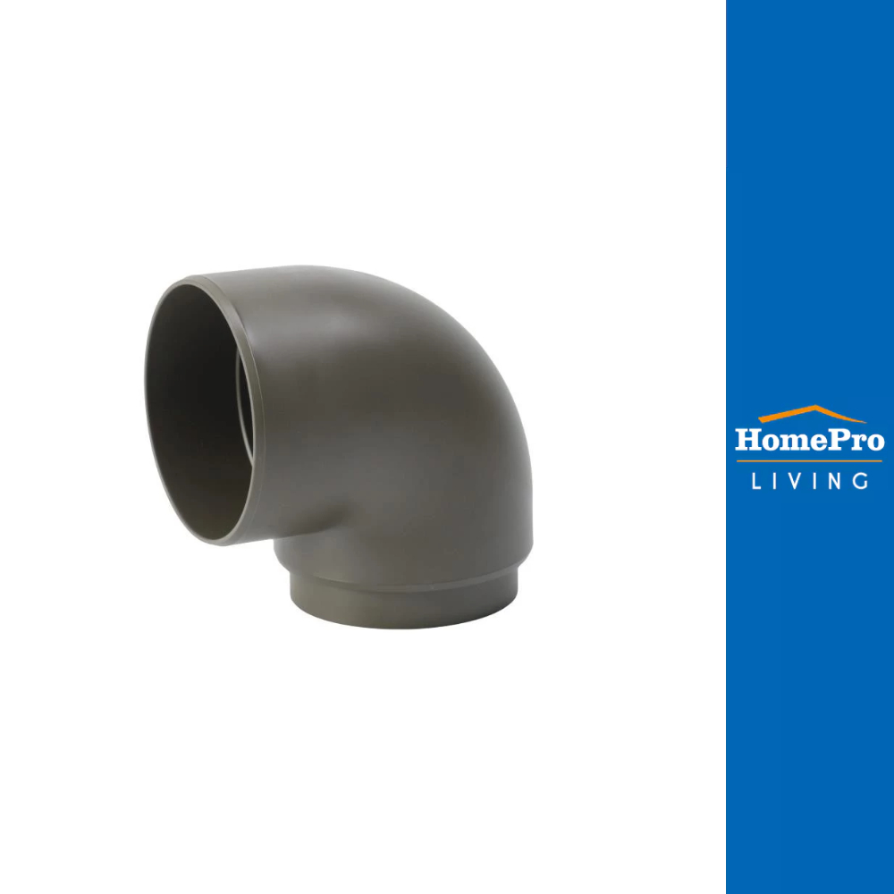 HomePro ข้องอกลม 90 องศา SMART สีเทา แบรนด์ SCG