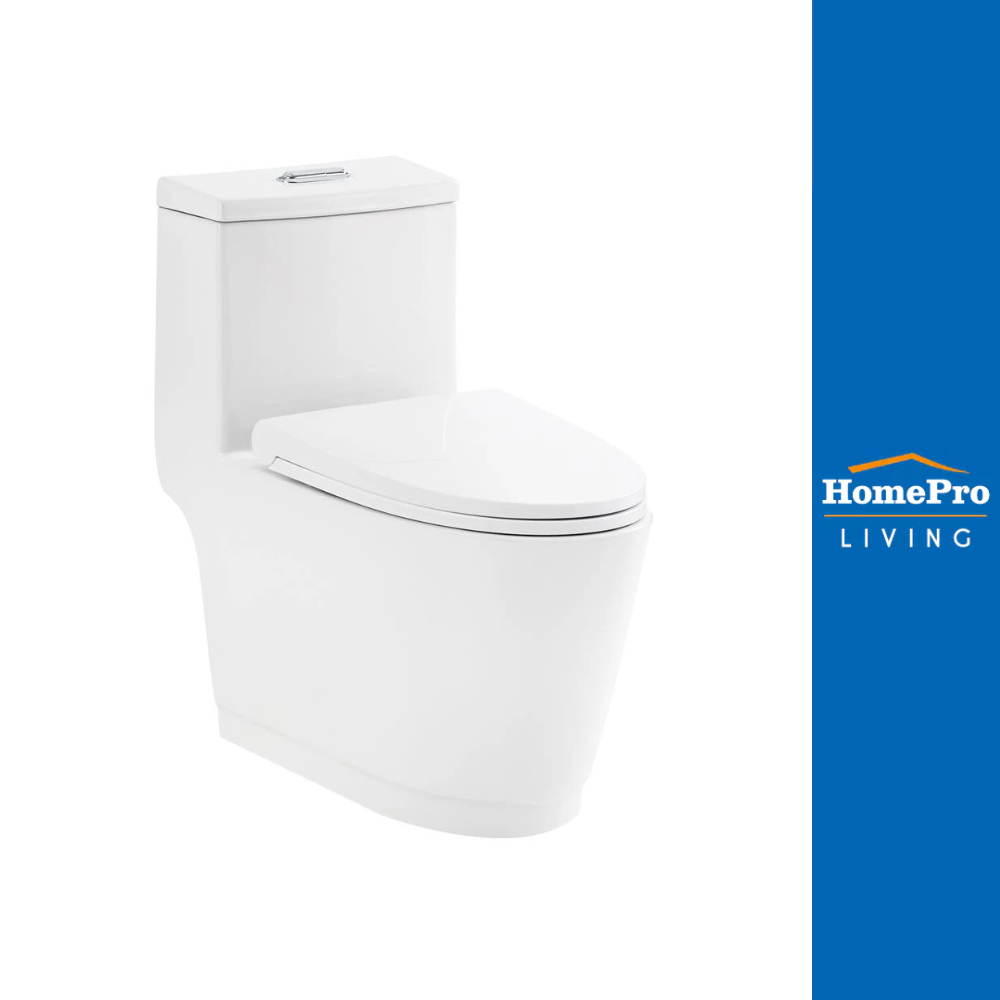 [สินค้าไม่รวมติดตั้ง] HAFELE สุขภัณฑ์ 1 ชิ้น 495.61.480 3/6 ลิตร สีขาว