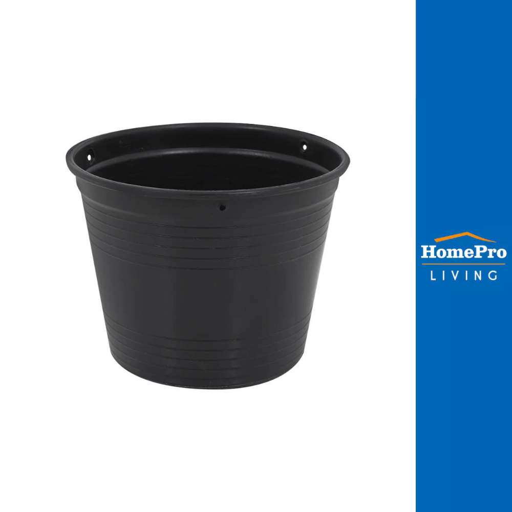 HomePro กระถางต้นไม้  4 นิ้ว สีดำ 1 ใบ แบรนด์ SPRING