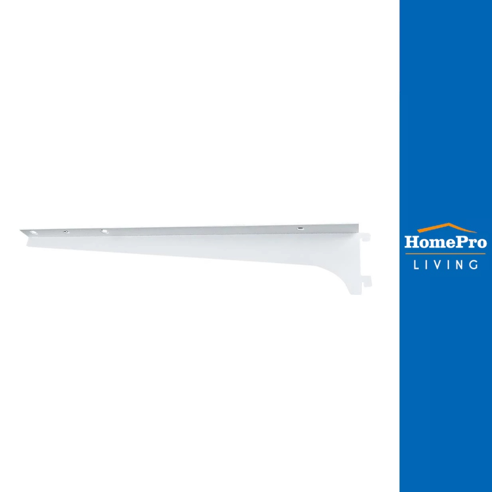 HomePro แขนรับชั้นเหล็กเดี่ยว FLEXI 40 ซม. สีขาว (L,R) แบรนด์ STACKO