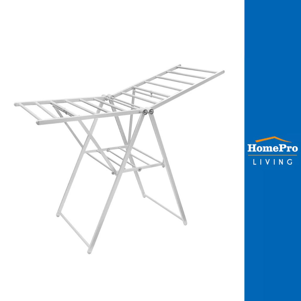 PLIM ราวพาดผ้ามีปีก 147x61x95.5-145cm จัดส่งโดย HomePro