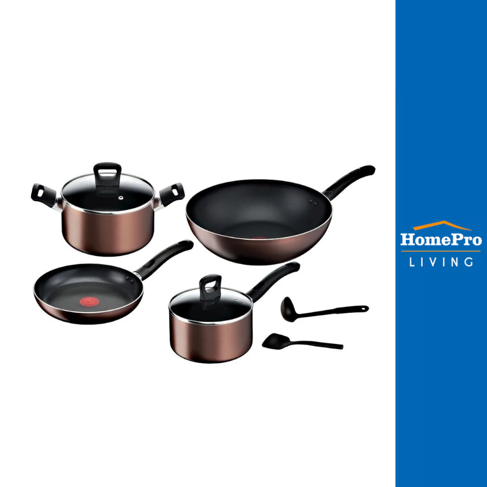 TEFAL ชุดเครื่องครัว DAY BY DAY IH 8 ชิ้น