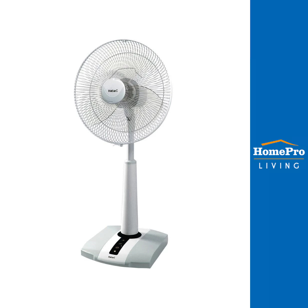 HATARI พัดลมสไลด์ 16 นิ้ว รุ่น HT-S16D4 สีเทา