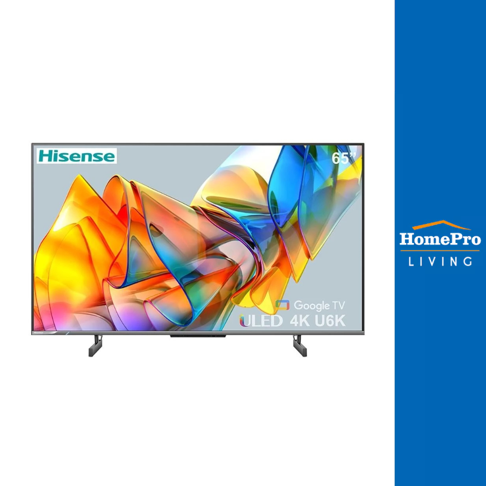 HISENSE แอลอีดี ทีวี 65 นิ้ว (4K, Google TV) 65U6K