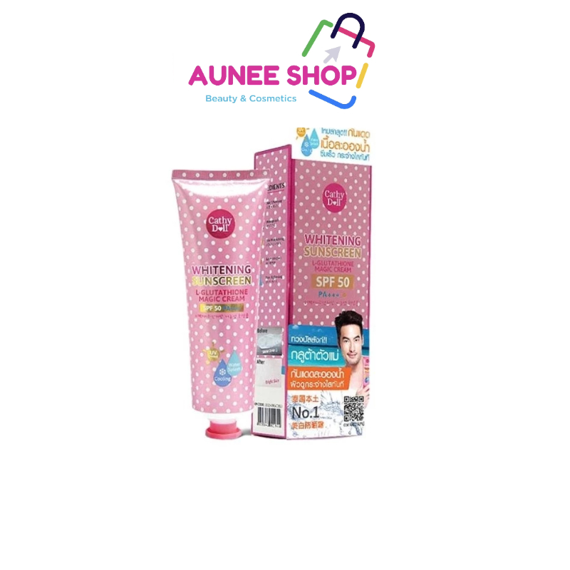 ส่งฟรี/มีไลฟ์ Aunee shop Cathy Doll L-Glutathione Magic Cream SPF50 PA+++ กันแดดละอองนํา