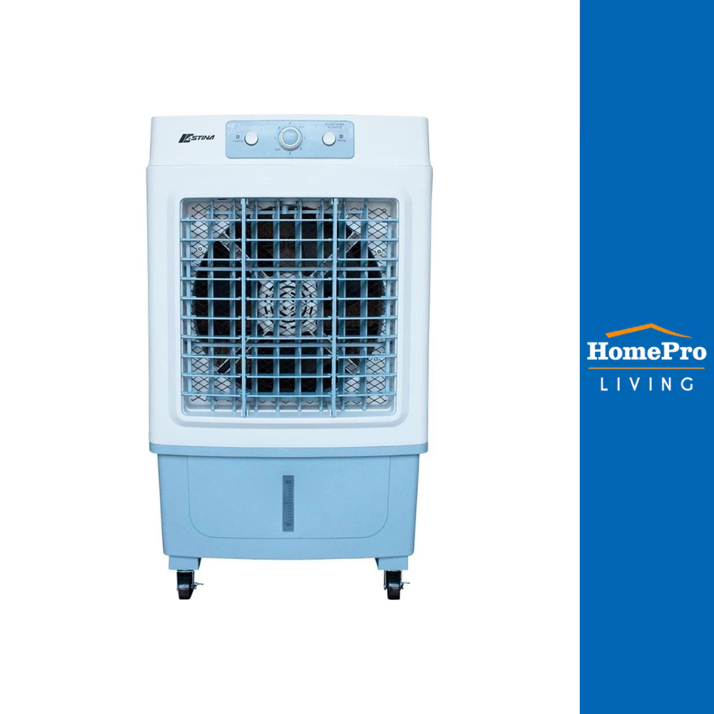 ASTINA พัดลมไอเย็น AC018C(M) 35 ลิตร สีขาว/ฟ้า จัดส่งโดย HomePro