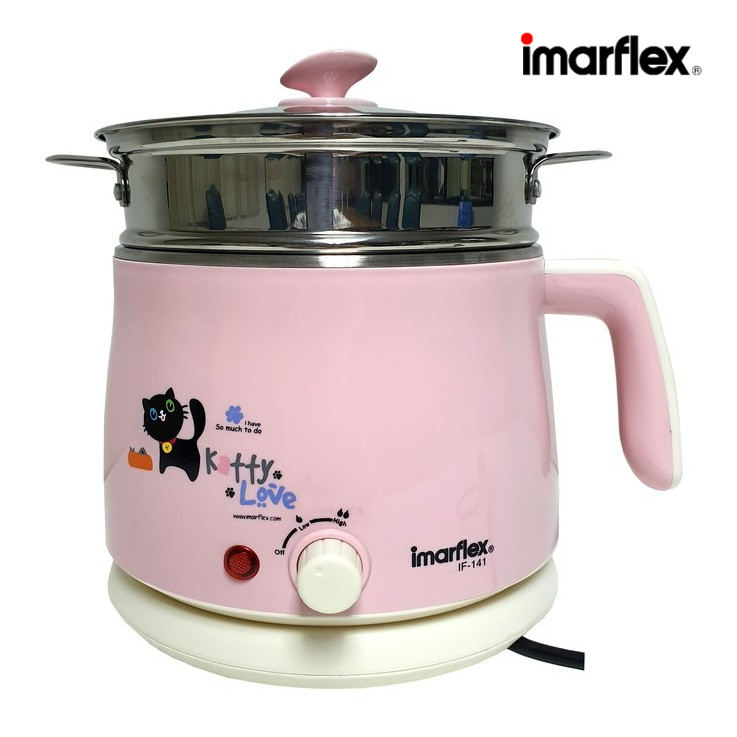 IMARFLEX_2 กาต้มน้ำไฟฟ้า สแตนเลส แบบมีซึ้ง 1.5 ลิตร IF-141